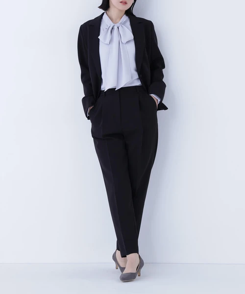 ダブルクロスストレッチ SETUP テーパードパンツ