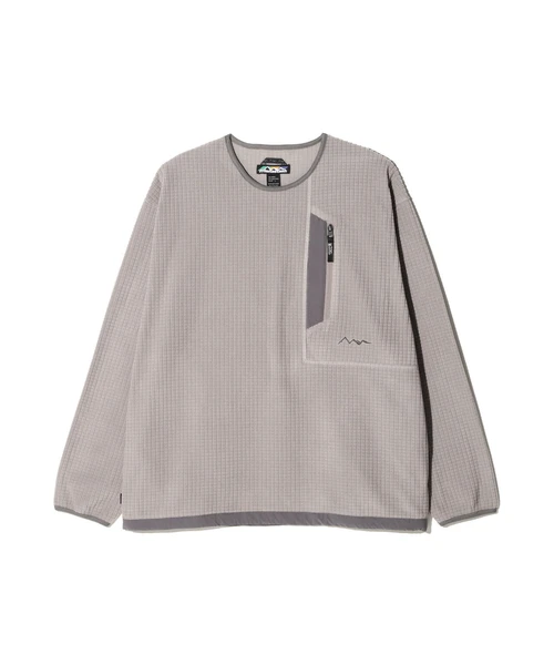MANASTASH/マナスタッシュ/GRID FLEECE CREW