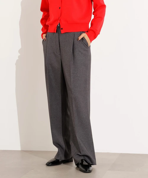 ツィーディーワンタックストレートパンツ