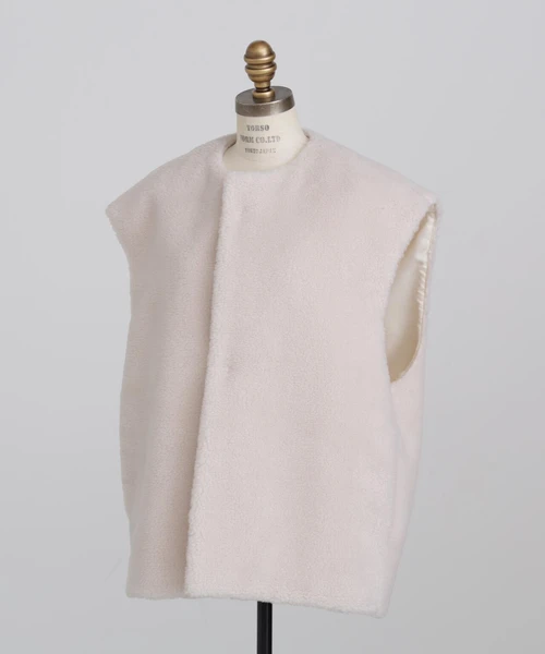 Wool Boa Gilet