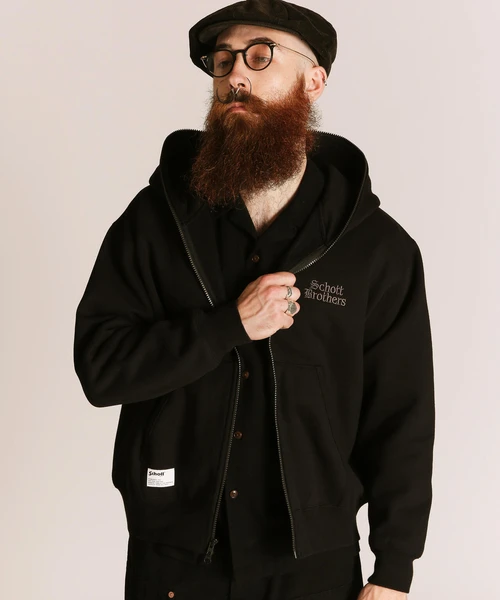 B.S. ZIP HOODED SWEAT/ブラックシープ フルジップ スウェット パーカー