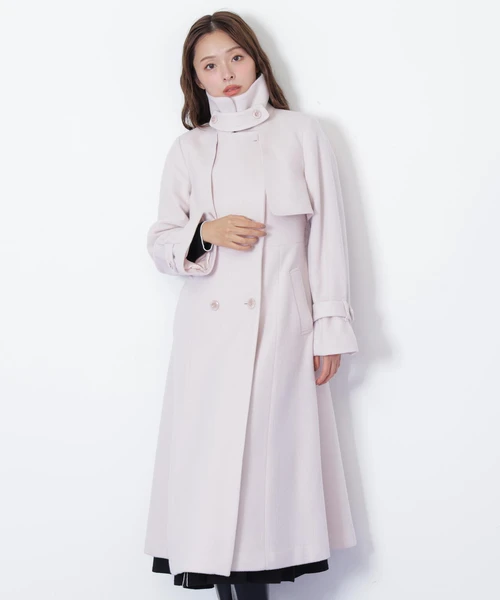 ウールレディトレンチコート