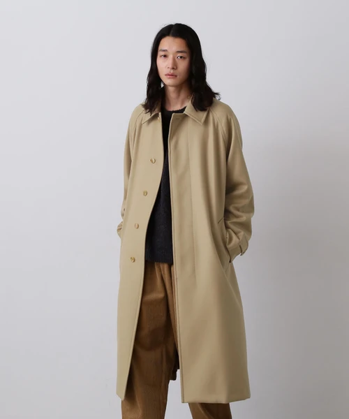 YLÈVE / SUPER100'S WOOL MELTON COAT