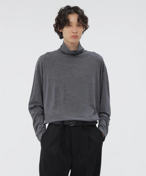 MILLED SUPERFINE MERINO JERSEY TOP