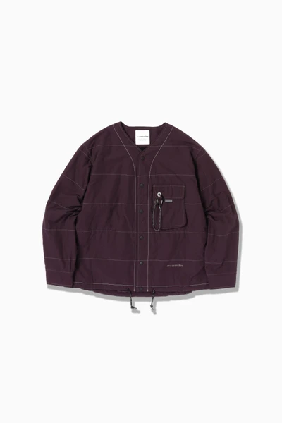 C/N Octa collarless shirt jacket