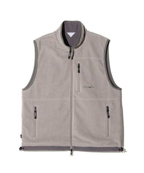 MANASTASH/マナスタッシュ/GRID FLEECE REVERSIBLE VEST