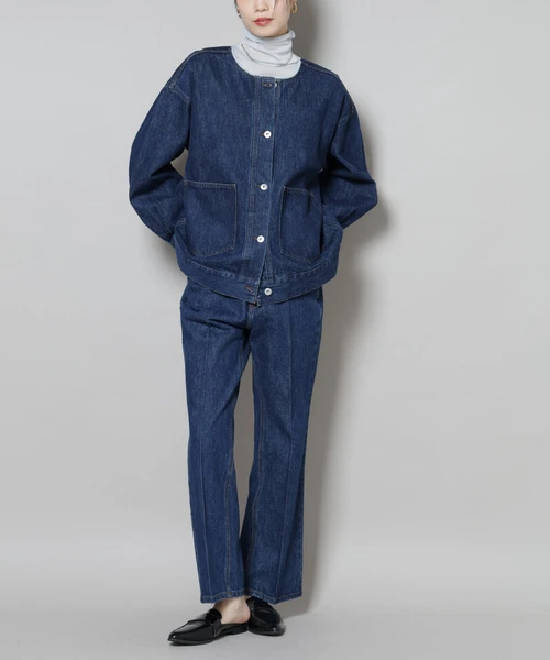 センタープレスデニム