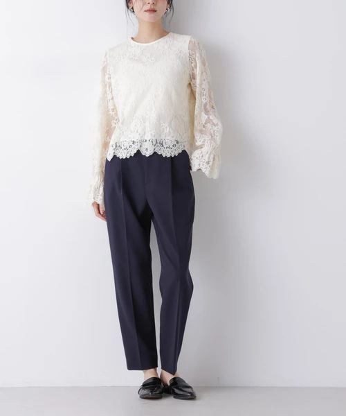 デイリーファンクション タックテーパードパンツ(セットアップ可)