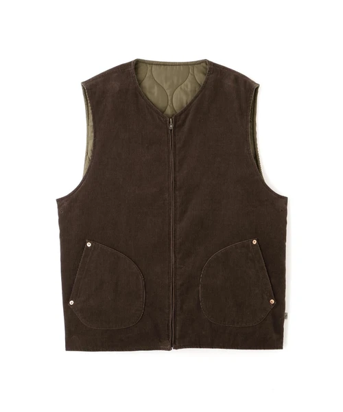 《TFQP by HANDROOM》REVERSIBLE CORDUROY DECK VEST