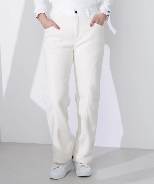 【PING APPAREL】テックウォームリサイクルフリースワイドパンツ ＜GOLD＞ (LADIES)