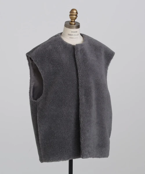 Wool Boa Gilet