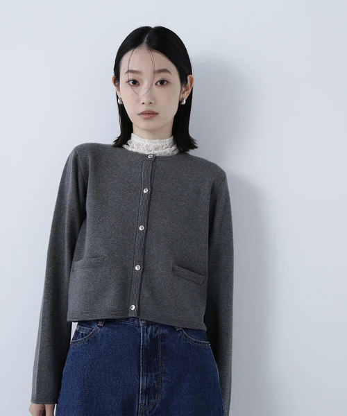 シルクブレンドカーディガン