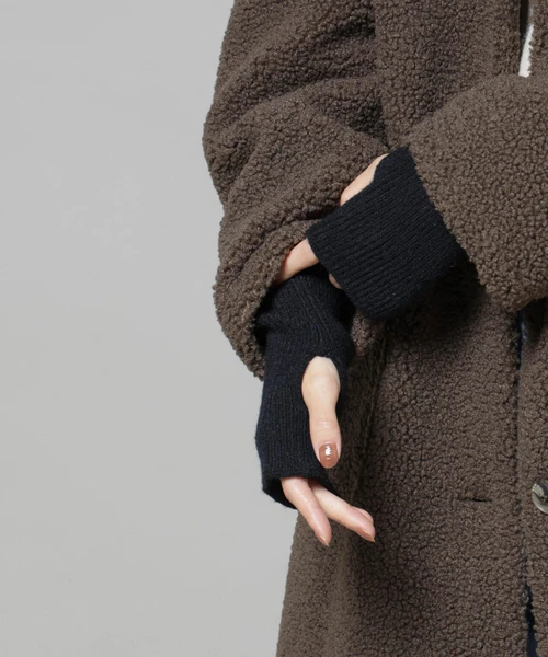 リブニットアームウォーマー