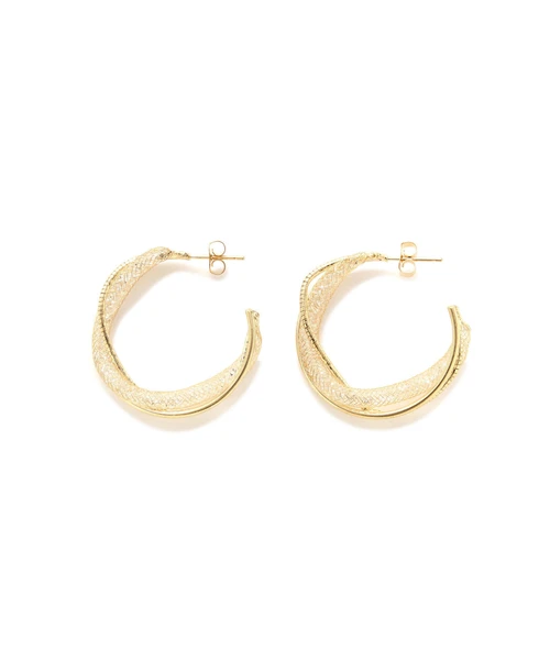 シャイニーフープピアス