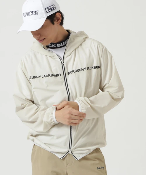 軽量撥水ジップアップフーディブルゾン