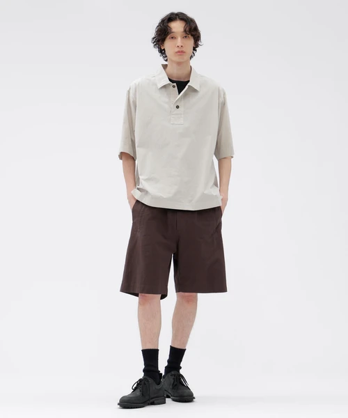 LIGHTWEIGHT COTTON NYLON TWILL TROUSERS
