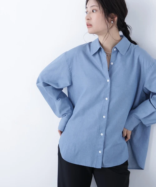 【Ｎ】デニムライクシャツ