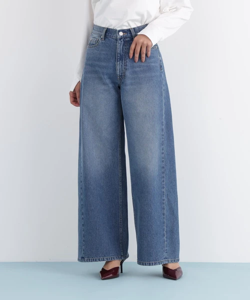 バギーデニムパンツ