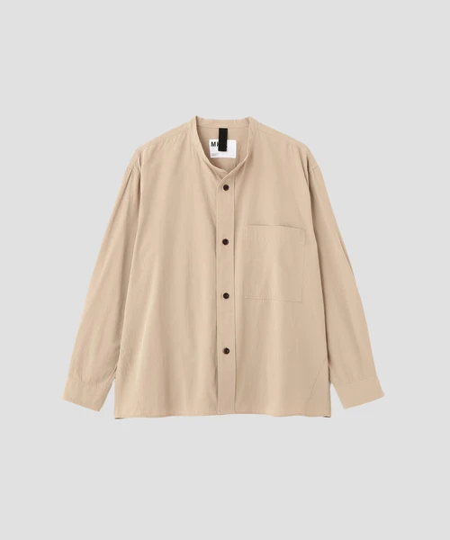 WASHED DRY COTTON LINEN SHIRT