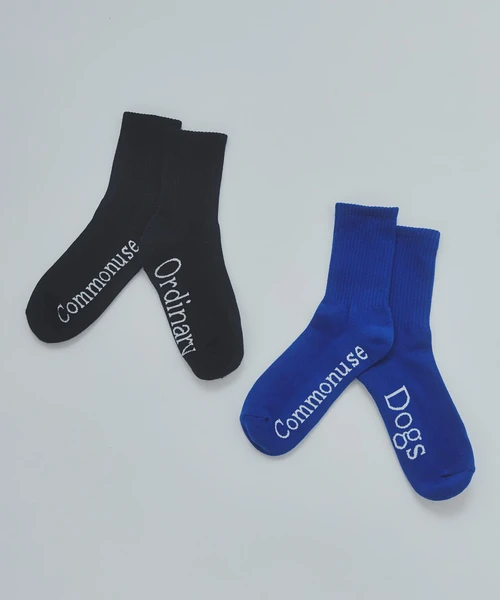 ｢Commonuse｣2-pack ジャガードソックス