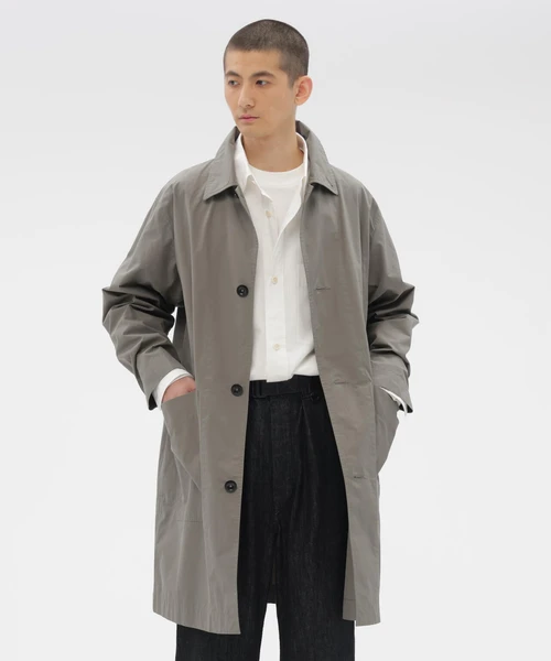 PROOFED COTTON POPLIN COAT