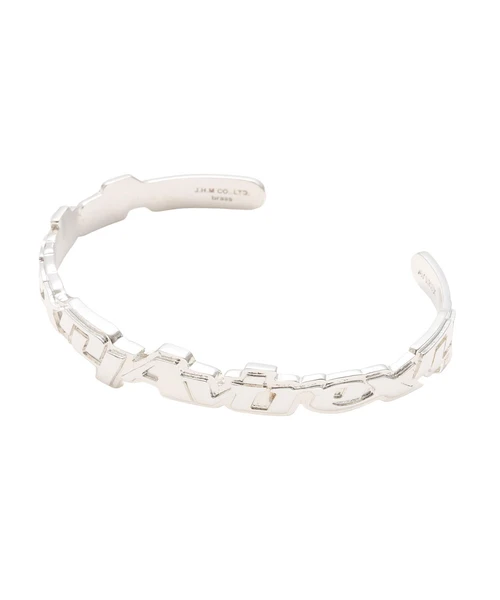 《AVIREX by J.H.M CO.，LTD.》GOALERS SIGNATURE LOGO BANGLE