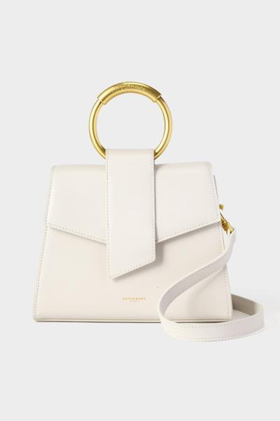 【KASSANDRE Paris】GAIA　Small Round Gold Metal Hnadle Bag