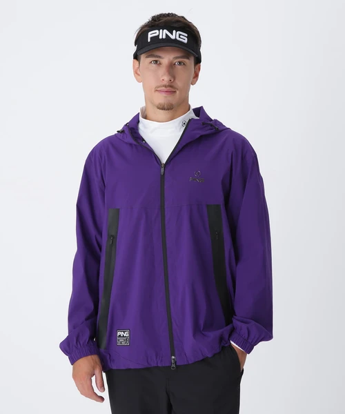 【PING APPAREL】プライムフレックスリップストップ フーディブルゾン ＜GOLD＞ (MENS)