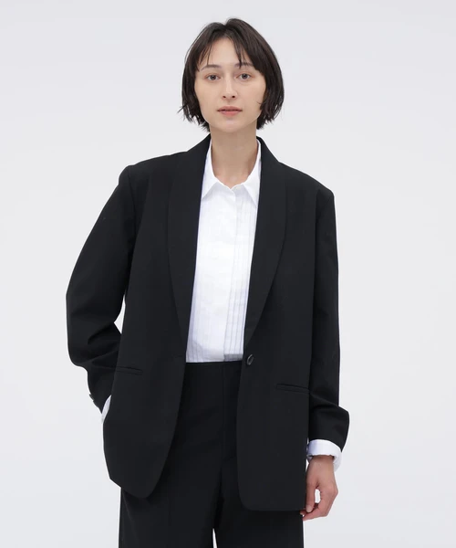 DRY WOOL PLAINWEAVE JACKET