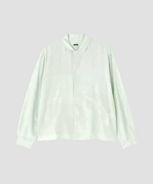 quitan / KHADI COTTON SILK ALMOST JACKET SHIRT