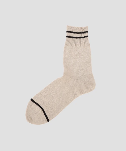 LINEN RIB STRIPE SOCKS