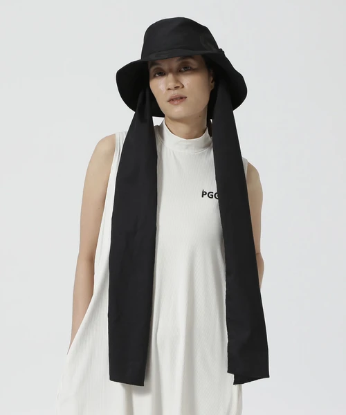 【PGG】【公式オンライン&直営店舗限定】UVスカーフ付きハット (LADIES)