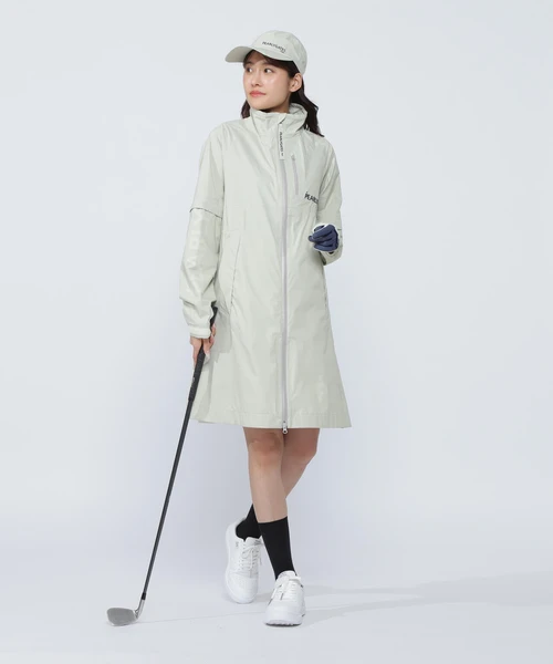 NYストレッチタフタ3Lレインワンピース (LADIES)