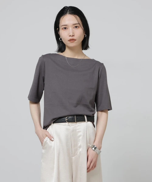 Anti Soaked(R) 汗染み防止ボートネックTシャツ