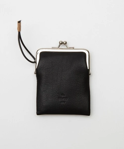 【20/80】トゥエンティーエイティー/SHRINK LEATHER GAMAGUCHI SQUARE PURSE