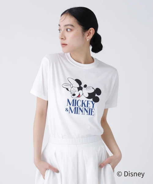 【好きを着て気分が上がる】【GOOD ROCK SPEED】　別注 / ミッキー＆ミニー / Tシャツ