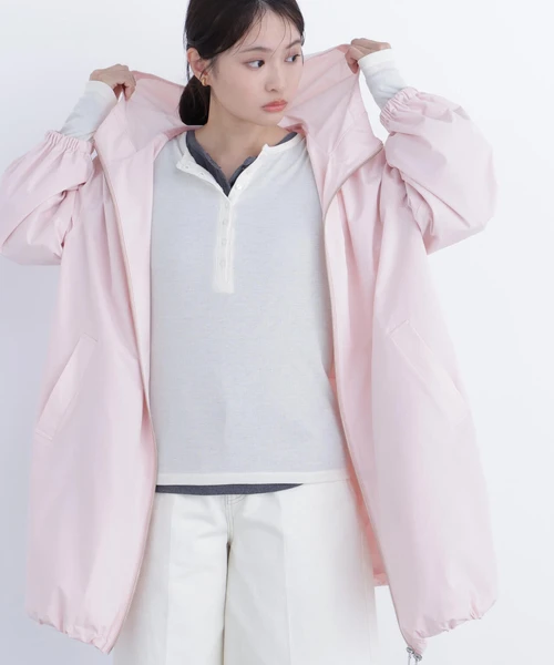 ミドルフーディーブルゾン