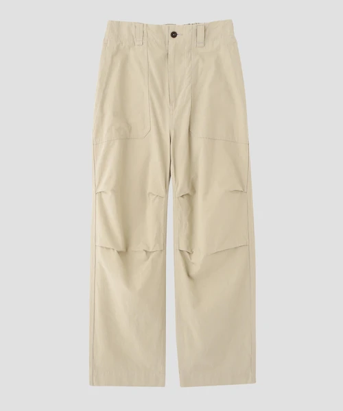 COTTON LINEN TINY RIPSTOP TROUSERS