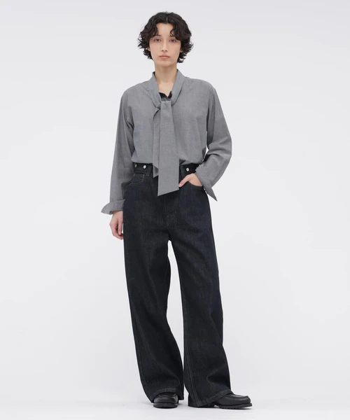 BASIC DENIM TROUSERS