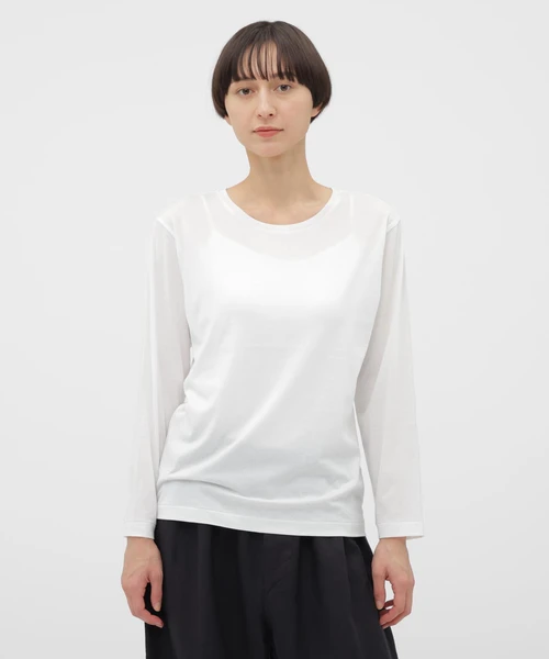 SUPERFINE COTTON JERSEY TOP