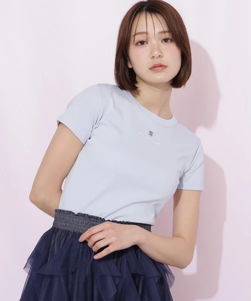 コンパクトワンポイントロゴTシャツ
