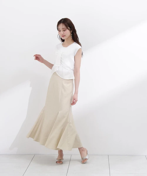 ハイウエストマーメイドスカート