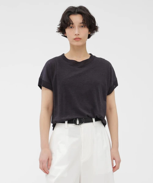 LINEN JERSEY TOP
