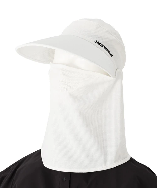 冷感UVフェイスカバー付きキャップ (UNISEX)