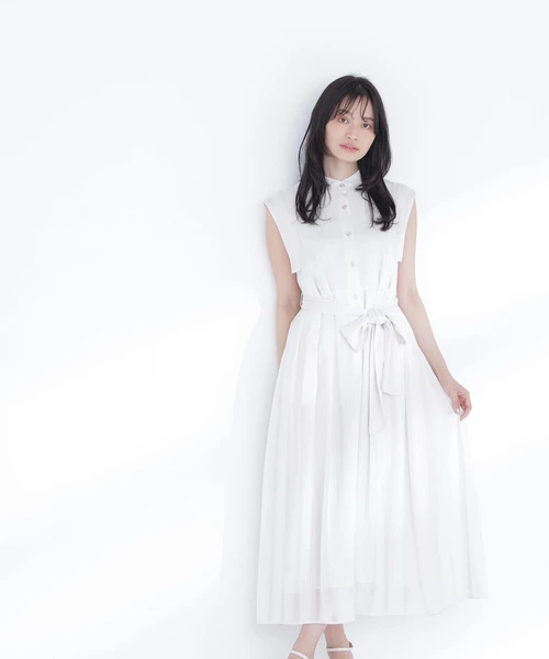 シャドーストライプワンピース