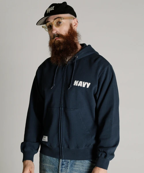 TOMPKINS ZIP HOODED SWEAT/トンプキンス ジップ パーカー