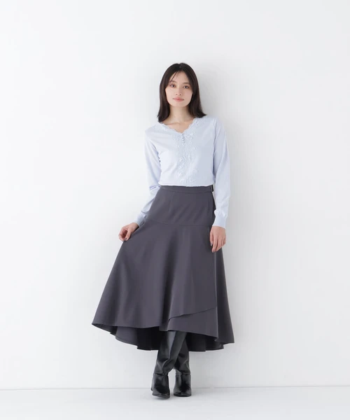 アシメラッフルスカート