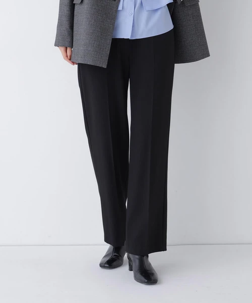 ＜ちょうど、いい服＞立ち姿に自信が持てる洗練パンツ