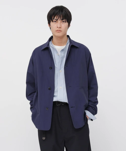 CRISP COTTON CHAMBRAY BLOUSON