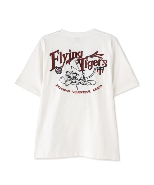 《WEB＆DEPOT限定》EMBROIDERY T-SHIRT FLYING TIGERS